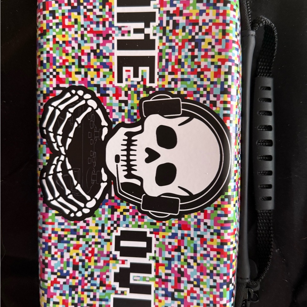 Colorful Skull Headphone Nintendo switch Case